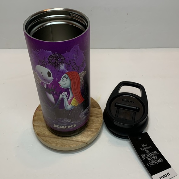 Disney Night Before Christmas Tumbler Jack Skellington & Sally Igloo Can New - Picture 4 of 12